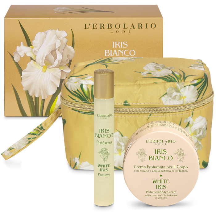 Iris Bianco Mini Beauty-Case Petalo