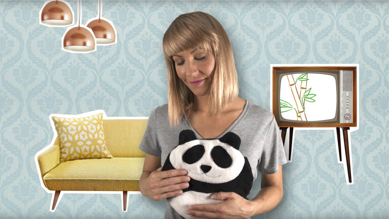 Cuscino riscaldabile - Bao il Panda