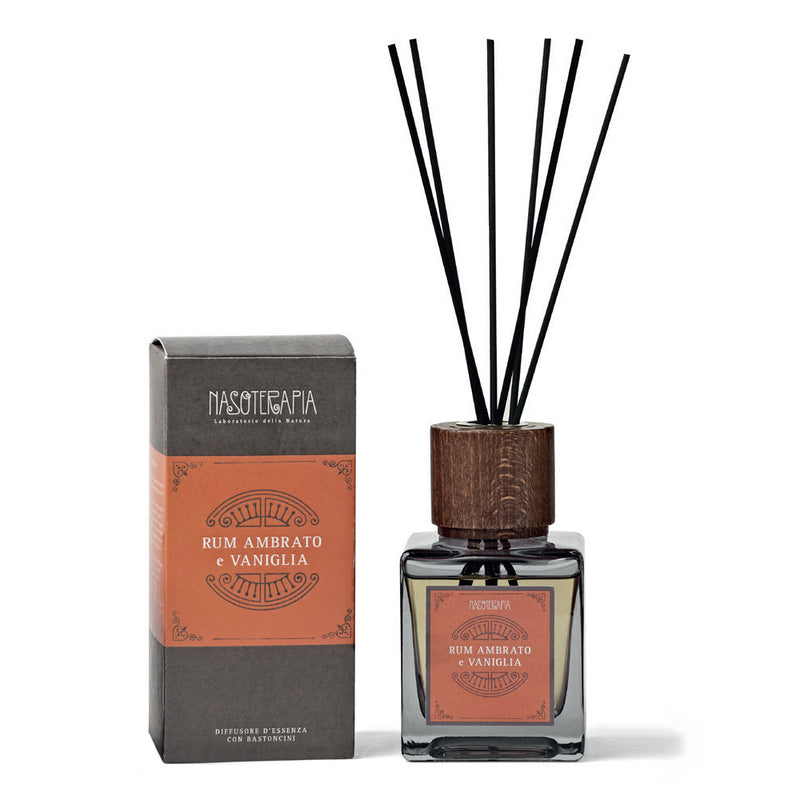 Nasoterapia Rum Ambrato Vaniglia Diffusore bastonicini 200ml