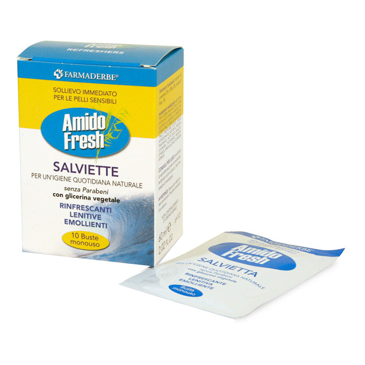 Amido Fresh - Salviette monodose 10 pz