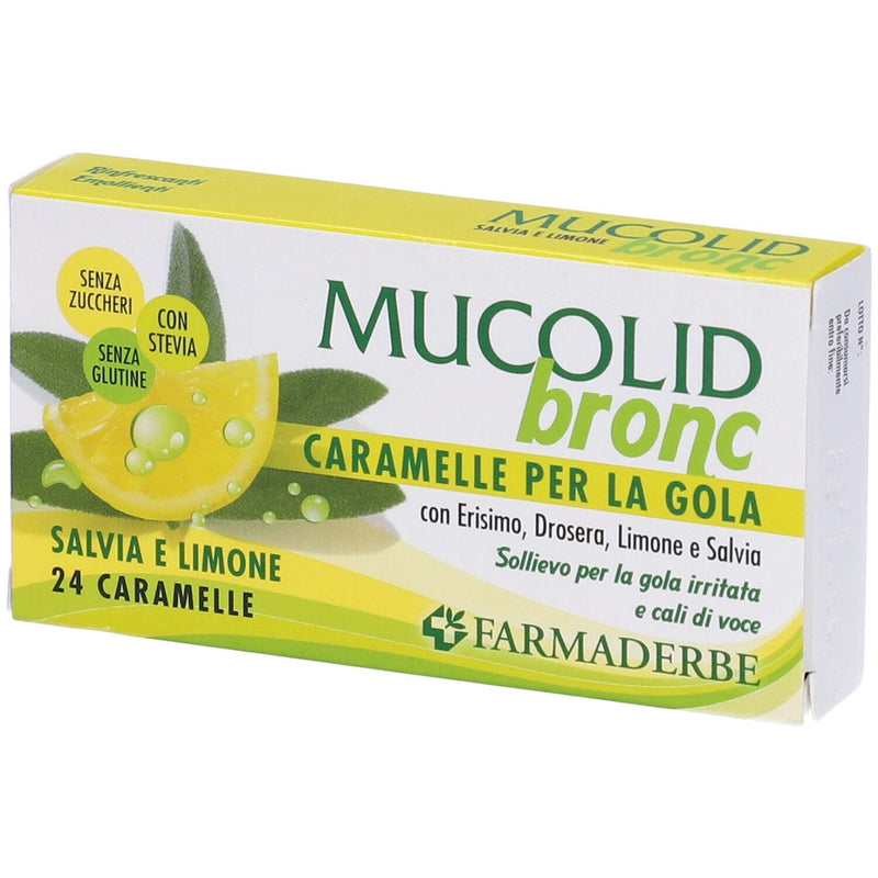 Mucolid Bronc Salvia & Limone - 24 caramelle