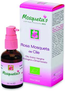 Olio di rosa mosqueta del Cile