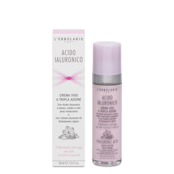 Acido Ialuronico - Crema Viso per Pelli Normali e Secche