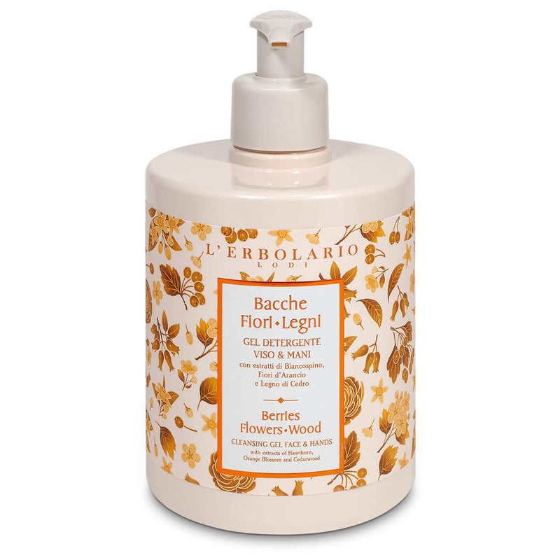 Erbolario Bacche Fiori Legni Gel detergente viso mani