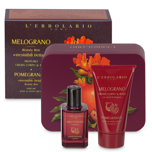 Erbolario Melograno Beauty box irresistibili dettagli