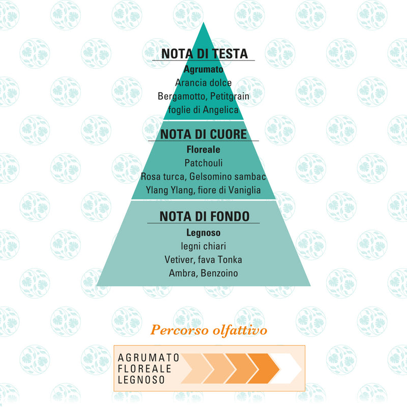 Helan Foglierare Istinto puro Profumo piramide olfattiva