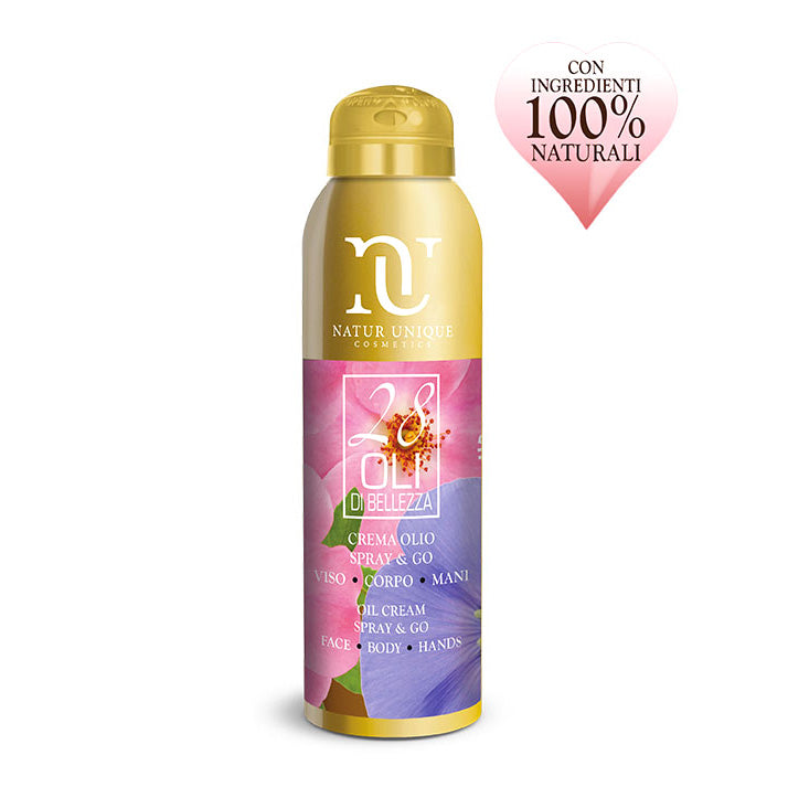 Natur unique cosmetics 28 Oli Crema olio spray & go