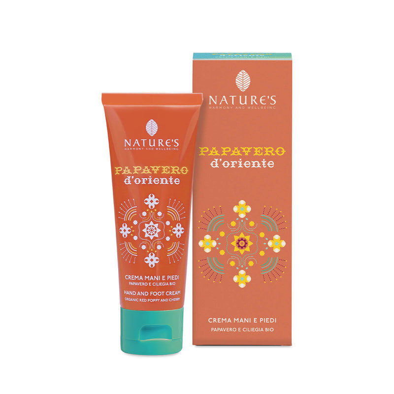 Nature's Papavero Oriente Crema mani e piedi