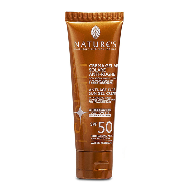 Nature's Crema gel viso anti rughe SPF50