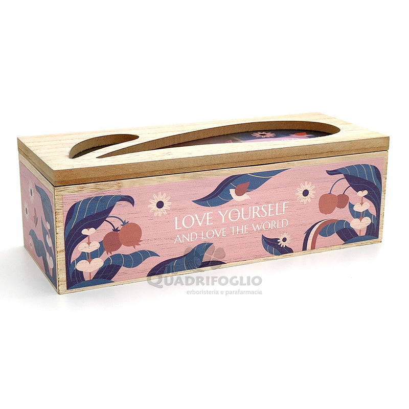 Neavita Natural Tea Box Cofanetto Rosa 3 scomparti