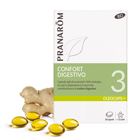 Pranarom Oleocaps 3 Confort digestivo