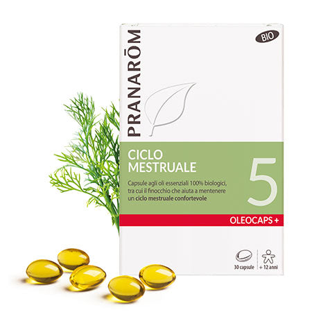 Pranarom Oleocaps 5 Ciclo mestruale