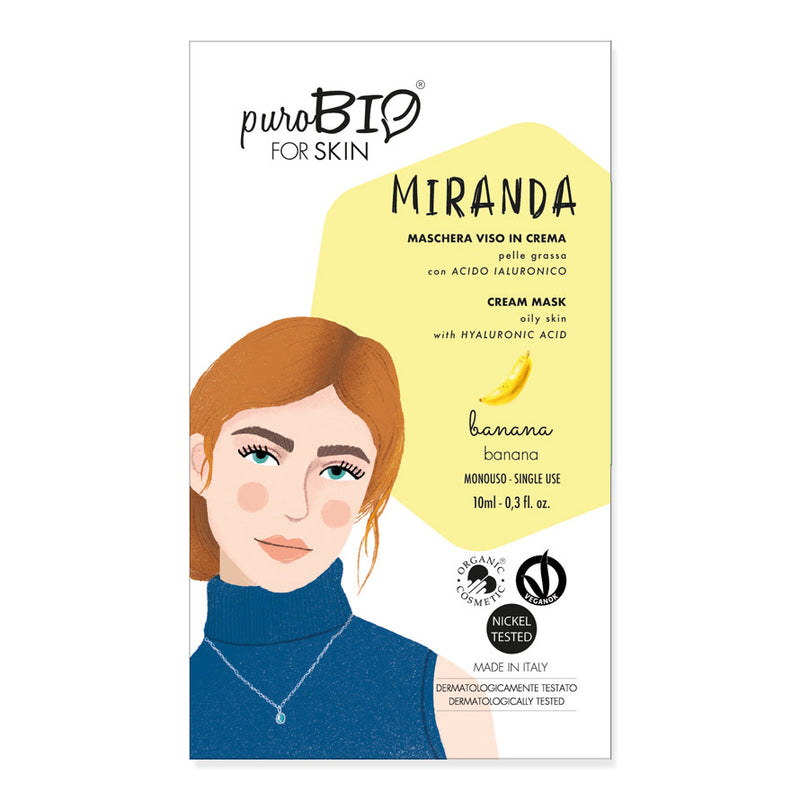Puro bio Maschera crema Miranda banana