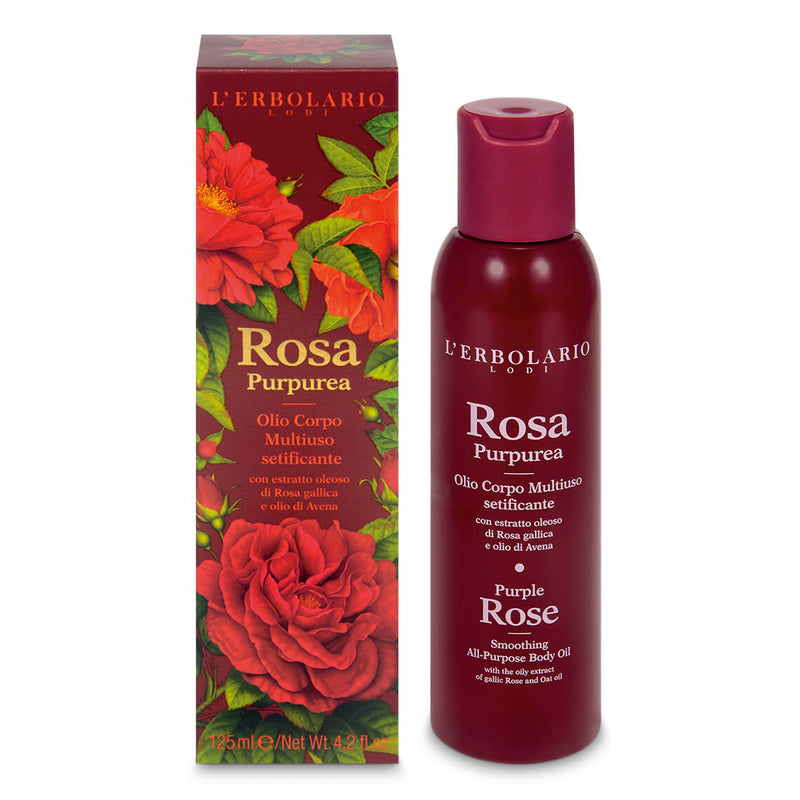 Rosa Purpurea Olio Corpo Multiuso Setificante