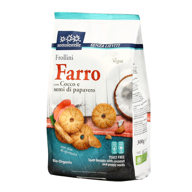 Sottolestelle Frollini di farro cocco semi papavero
