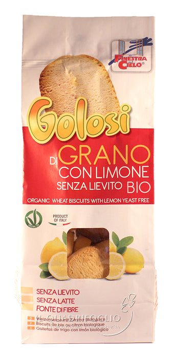 I Golosi - Biscotti di Grano al limone senza lievito