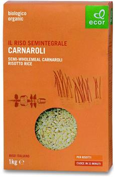 Riso Carnaroli semintegrale per risotti